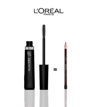 L'Oréal Paris -Telescopic Lift Mascara - Washable = KHOL