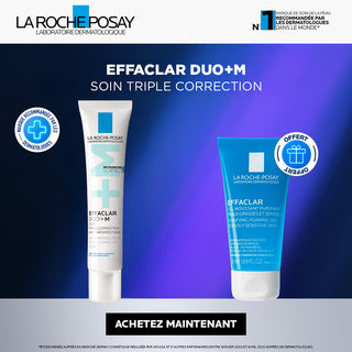 La Roche-Posay Effaclar Duo+M 40ml Anti-Imperfections = Gel Moussant 50ml OFFERT