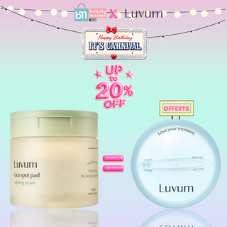 Luvum Calming Repair Cica Spot Pad 120ml (60 Pads) = Toner Pad Case Offert