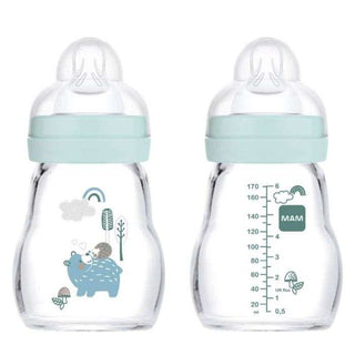 Mam Baby Biberon Feel Good en verre +0m 170ml