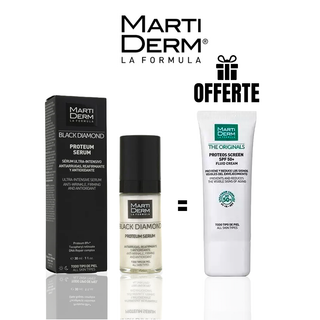 MARTIDERM Black Diamond Proteum serum 30ml =  Proteos Crème Solaire SPF 50+ 40ml OFFERTE