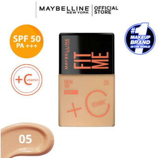 Maybelline New York - Fond de teint Fit Me Fresh Tint  SPF 50 = Micellar Vit C 100ML