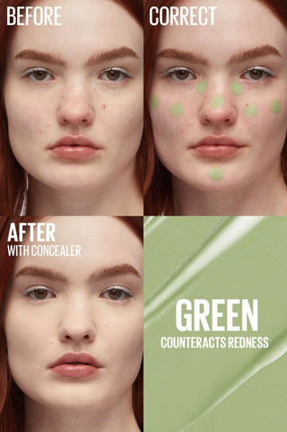 Effaceur Instant Age Rewind Correcteur de couleur Green