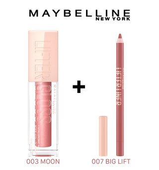 MAYBELLINE LIFTER GLOSS À LÈVRES REPULPANT 003 MOON = LIP LINER 007 BIG LIFT