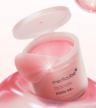 MEDICUBE PDRN PINK COLLAGEN TONING GEL TONER PAD 120ML 70PADS