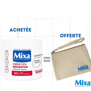 MIXA CRÈME CICA RÉPARATION RÉPARATRICE LISSANTE 400ML = TROUSSE OFFERTE