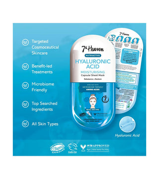 7TH HEAVEN HYALURONIC ACID 5% ACTIVE COMPLEX ADVANCED SERUM SHEET MASK