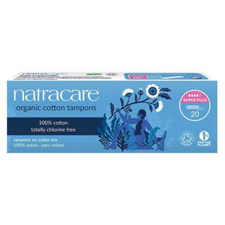 NATRACARE TAMPONS COTON SUPER PLUS 20