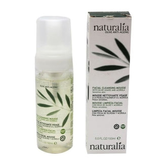 Naturalia Mousse nettoyante visage anti-âge et rafraîchissante pour peaux sensibles 150 ml