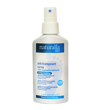 Naturalia: Spray anti-transpirant pour pieds 100 ml