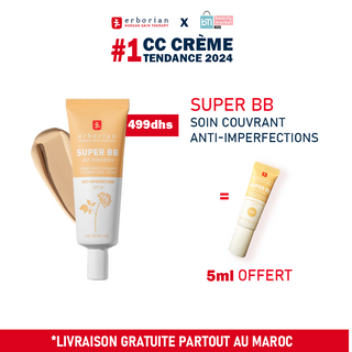 Erborian Super BB - BB crème couvrante anti-imperfections SPF20 40 ML