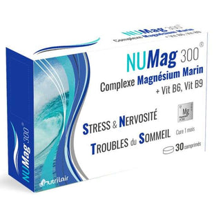 NUTRIMAX NUMag 300 COMPLEXE MAGNESIUM MARIN + VIT B6 , vit B9