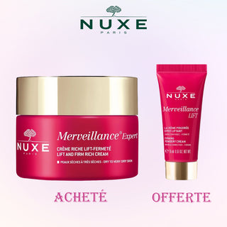 Nuxe Merveillance Expert Crème Riche Correctrice 50ml = Mini CRÈME POUDRÉE OFFERT