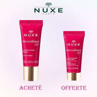 NUXE Crème Liftante Regard, Merveillance Lift 15 ml = Mini CRÈME POUDRÉE OFFERT