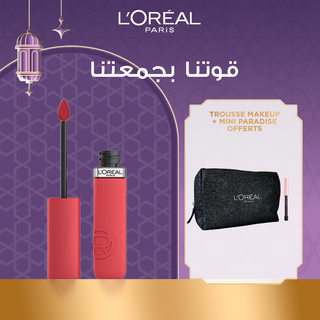 L'Oréal Paris-INFAILLIBLE MATTE RESISTANCE 230 SHOPPING SPREE = Mini khol +Trousse