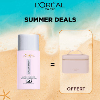 L'OREAL PARIS GLYCOLIC-BRIGHT ANTI-DARK SPOT DAILY UV FLUID SPF50 50ML = Vanity OFFERTE