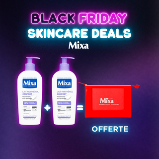 Mixa Lait Panthénol Confort 250 ml*2 = Trousse OFFERTE