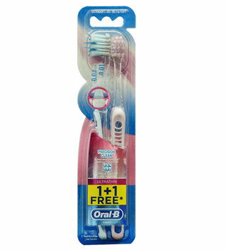 Oral-B Brosse à Dents manuelle Ultrathin Precision Clean 1+1 gratuite