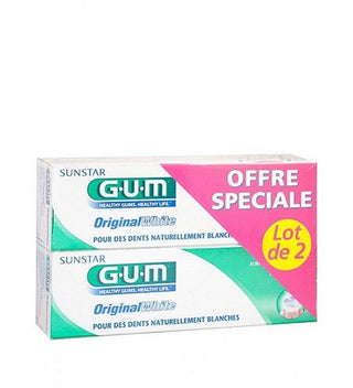 Gum Dentifrice Original White 75ml Lot de 2