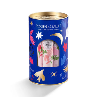 ROGER & GALLET COFFRET 3 CREMES MAINS FLEUR DE FIGUIER ROSE ET GINGEMBRE ROUGE