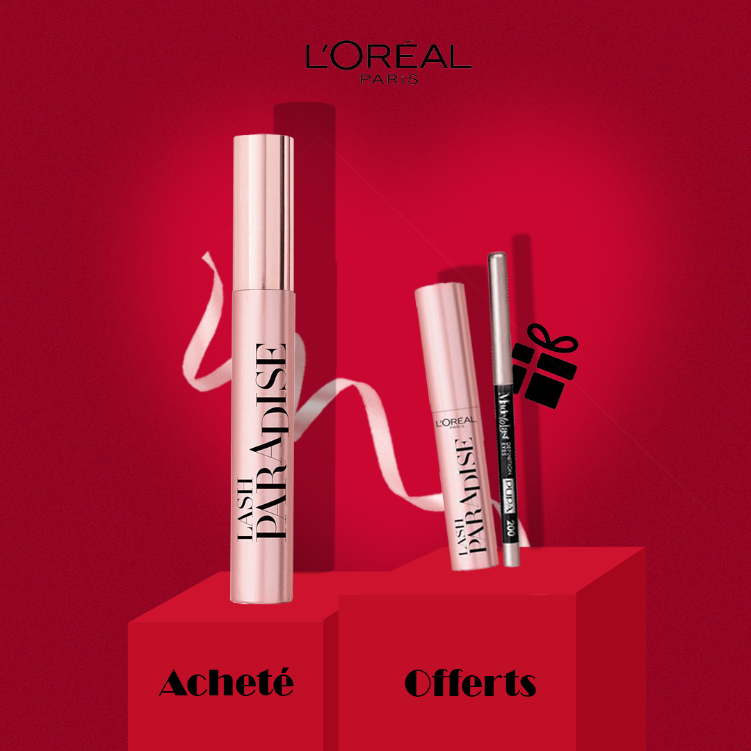 L'Oréal Paris -Mascara Paradise = Mini Khol + Paradise Mascara OFFERTS