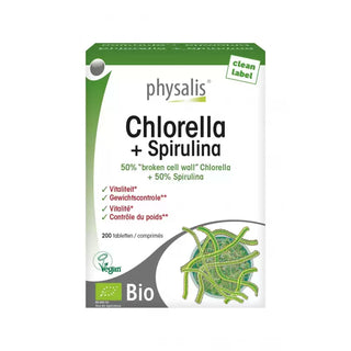 PHYSALIS chlorella + spirulina 200 Comprimés