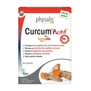 PHYSALIS CURCUM ACTIF 30 COMPRIMES