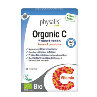 PHYSALIS ORGANIC C 160 MG 30 TABLETTES