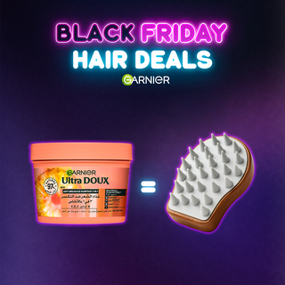 Garnier ultra doux hair food ananas 390ml + vitamines c, e & f = Scalp Cheveux OFFERTE