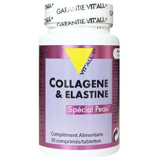 VIT'ALL + COLLAGENE & ELASTINE 30 COMPRIMES