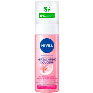 NIVEA Mousse Nettoyante Douceur 150ml – nettoyant doux pour peaux sèches et sensibles, Beautymarket Maroc