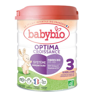 Babybio optima 3 croissance lait 3ème âge 800g