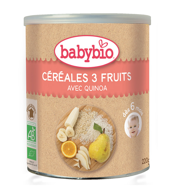 Céréales Bébé Fruits Bio - Dès 6 mois, Acheter en ligne