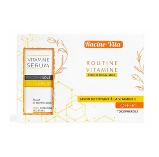 Racine vita Serum Vitamine E + Savon nettoyant a la vitamine E OFFERT
