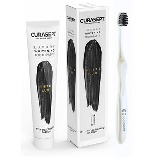CURASEPT WHITE LUXURY WHITENING DENTIFRICE 75ML