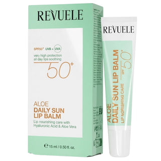 Revuele Aloe Daily Sun Lip Baume à Lèvres Solaire Nourrissant SPF50+ 15 ml