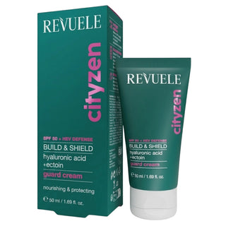 Revuele Build & Shield Guard Crème à l’Acide Hyaluronique Anti-Pollution SPF50 50 ml