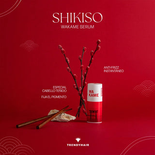 TRENDY HAIR SHIKISO COLOR WAKAME SERUM ELASTIC KERATIN WITH GINSENG 30ML