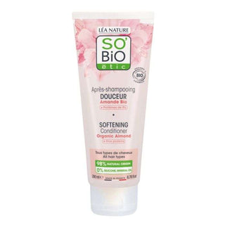 SO BIO APRES SHAMPOING DOUX AU LAIT D'AMANDE ET  PROTEINE DE RIZ 200ML