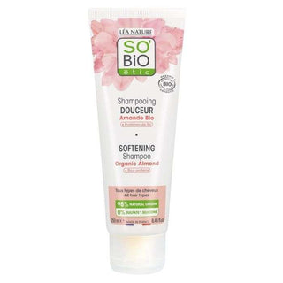 SO BIO SHAMPOING DOUX AU LAIT D'AMANDE ET PROTEINE DE  RIZ 250ML