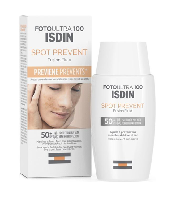 ISDIN Foto Ultra 100 Isdin Spot prevent Fusion Fluid SPF50+