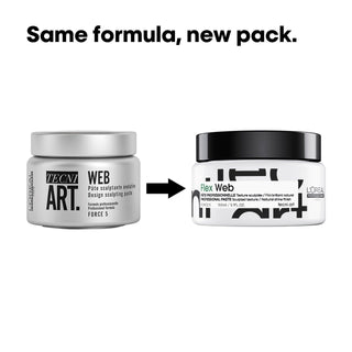 L'ORÉAL PROFESSIONNEL TECNI ART FLEX WEB HAIR WAX PASTE 150ML