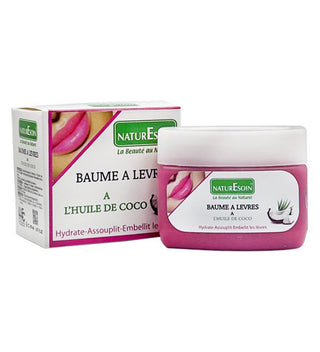 NATURESOIN Baume à Lèvres à l'Huile de Coco