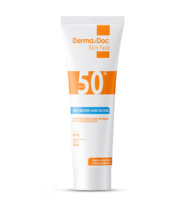 DermaDoc Skin Face Écran Solaire Invisible Anti-Taches Spf50 – 50ml