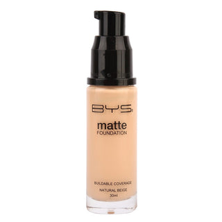 BYS Matte Liquid Foundation Natural Beige 02
