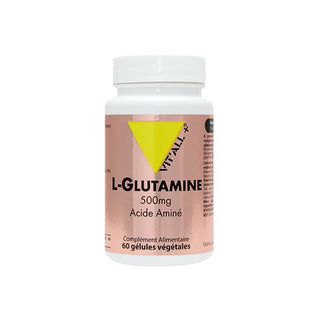 VIT'ALL+ L-Glutamine 500mg boite 60 gélules