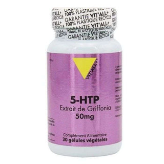 VIT'ALL+ 5 HTP EXTRAIT DE GRIFFONIA 50 MG 30 GELULES VEGETALES