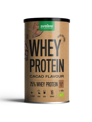 Purasana Whey Protein Bio - Protéines de Petit Lait Cacao 400