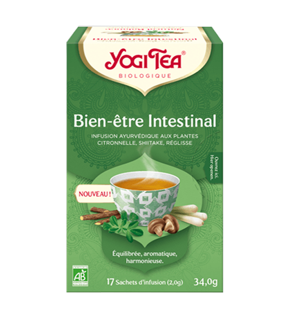 Yogi Tea Bien-etre  Intestinal 17 Sachets 100% Bio