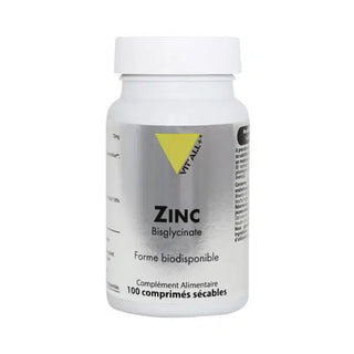 VIT'ALL+ ZINC BISGLYCINATE 15MG 100 COMPRIMES